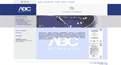 Desktop Screenshot of abc-moravia.com